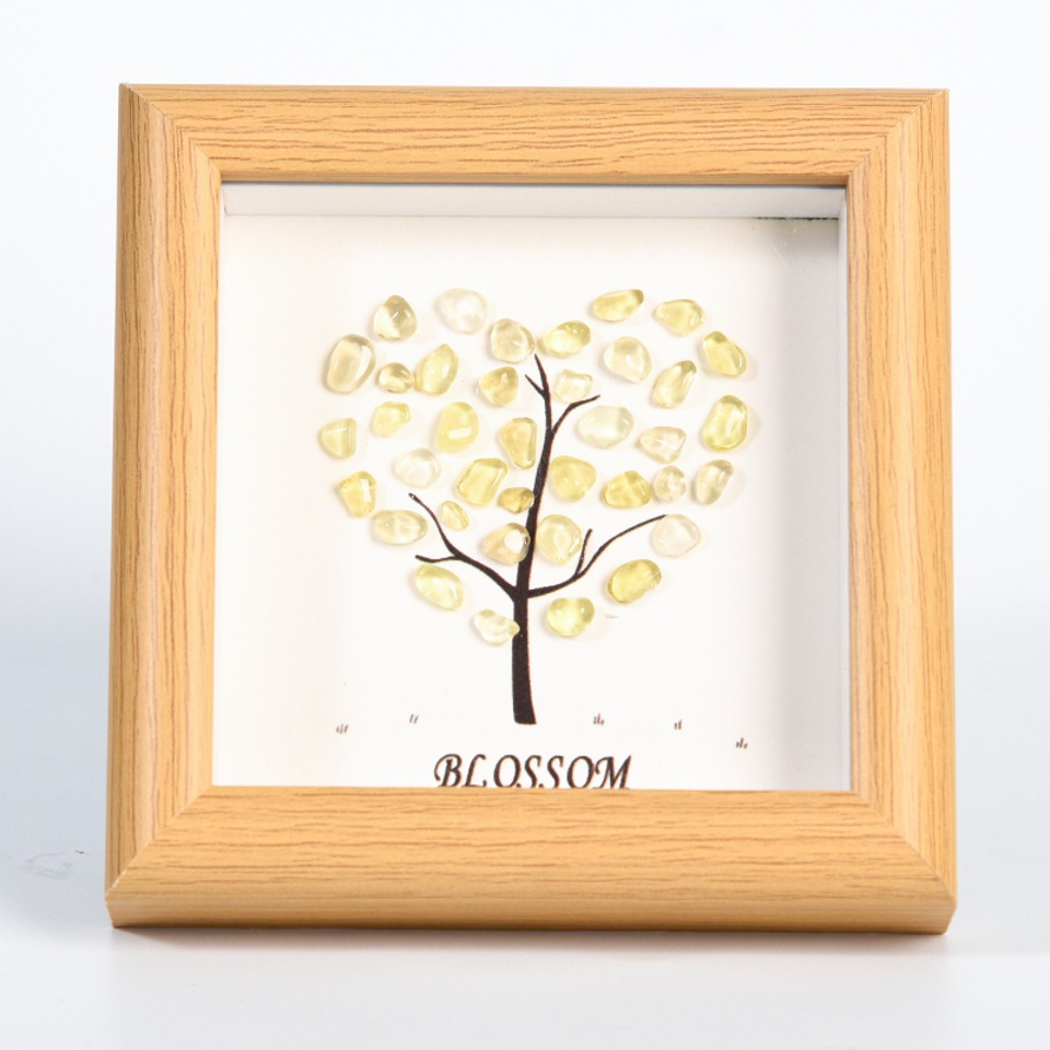 Love Tree Picture Frame Decoration With Crystal Stone